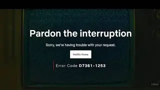 Fix Netflix Pardon The Interruption Sorry, we're having trouble | Netflix Error M7121-1331