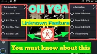 After effects feature on kinemaster / kinemaster new updates |