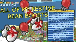 ALL Of My FESTIVE BEAN BOOSTS So Far!