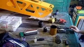 ЛЗАП 4031. Часть 10. Сборка гидросистемы. Restoration of an old manipulator truck.