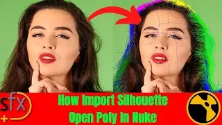 Import SILHOUETTE Open Poly In NUKE | Full Explain | Class 15 Hindi