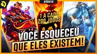 OS CAMPEÕES MAIS ESQUECIDOS DO LOL (PRE SEASON 13)