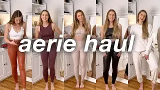 AE & AERIE TRY-ON HAUL | Activewear and Loungewear