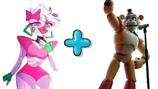 GLAMROCK CHICA + GLAMROCK FREDDY - ALL CLOTHES = ??? (FNAF Animation)