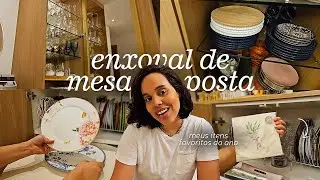 ENXOVAL DE MESA POSTA | Itens de mesa posta mais usados