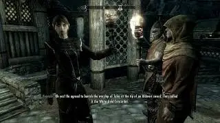 Skyrim Thalmor Follower Mod - Thalmor Justiciar Ayrenn Clashes with Heimskr the Whiterun Fanatic