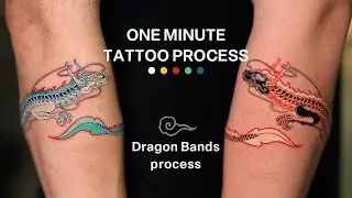 Dragon Bands Tattoo process - PittaKKM