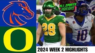 Boise State vs #7 Oregon Highlights Week 2 | 2024 College Football Highlights