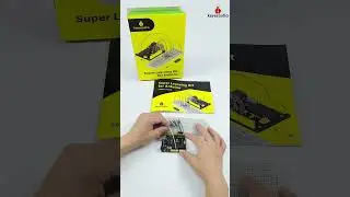 #shorts 🐞 Arduino Super Learning Kit ：LED Chasing Effect💡#keyestudio #arduino #coding #diy #robot