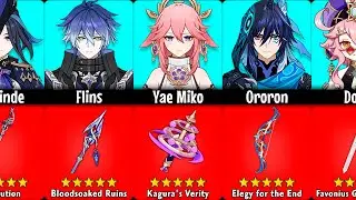 Genshin Impact: Best Weapon for Every Electro Character