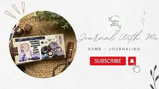 ASMR Cosmic Theme Journaling 