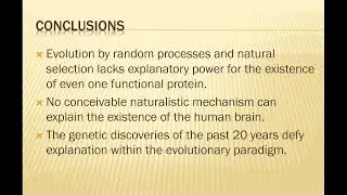 "Creation Science Weekend" Part 1: Art Chadwick, PhD