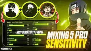 I Mixed 5 Pro YouTubers Sensitivity & Made BGMI Best Sensitivity 2026! (With Code) 🔥 BGMI/PUBGM