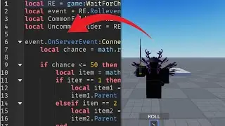 How to make SIMPLE RNG ITEM GIVER in ROBLOX STUDIO