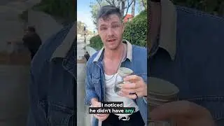 Homeless veteran shares his last $5 with a stranger and gets rewarded with cash and new teeth ❤️