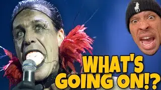 American Rapper 1st time REACTION to Rammstein - Rammlied (Live from Madison Square Garden)