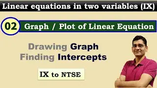 Linear equations in two variables class 9│ Draw Graph of Linear Equation │Plot of Linear Equation:P2