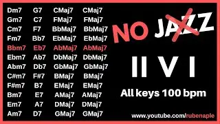2 5 1 backing track (NO JAZZ) all keys II V I
