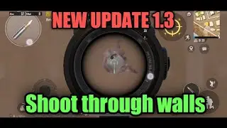 You can shoot through walls in Pubg Mobile | New Update 1.3 | #shorts