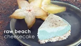 Raw Beach Cheesecake // Vegan // Gluten-Free