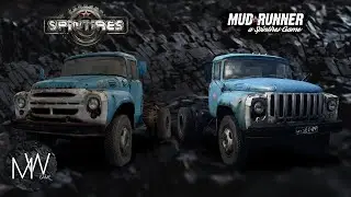 Сравнение Зил-130 в Spintires и MudRunner