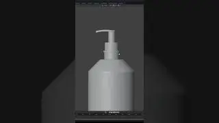Soap Bottle Lid Modeling in Blender  #3dmodeling #3dmodelingtutorial #shorts