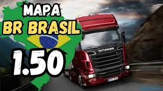 MAPA BRASILEIRO - BR BRASIL 1.50 #mapabrbrasil #eurotrucksimulator2