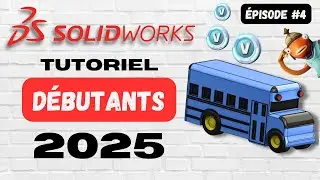 Dessiner le Battlebus de Fortnite en 3D | Formation Solidworks et Impression 3D