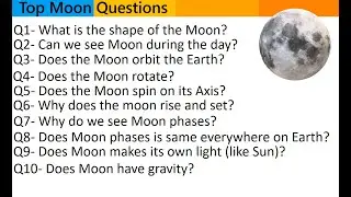 Questions About MOON |