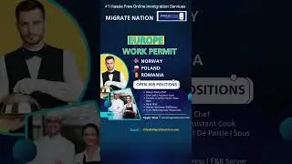 Europe Work Permit | Poland Work Visa | Norway Work Visa #workpermit #visasuccess #shortsviral