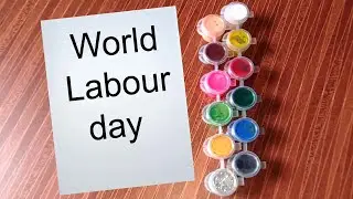 International workers Day poster drawing l World Labour day drawing l World Workers Day drawing