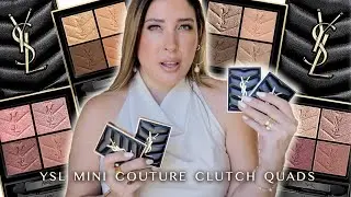 YSL COUTURE MINI CLUTCH EYESHADOW QUAD : BABYLONE ROSE | STORA DOLLS | KASBAH SPICES | MEDINA GLOW
