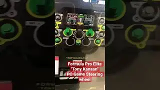 Formula Pro Elite "Tony Kanaan" pc Steering wheel #pcgame #race #pcracing #pcsteeringwheel #gamer
