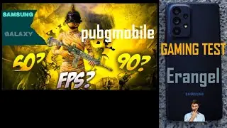 Pubgmobile gameplay Erangel. SAMSUNG GALAXY A53 5G Gaming test FPS test 60? or 90? 