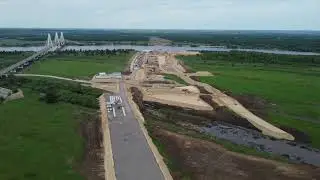 Строительство трассы М-12 [4 этап] мост через Оку - -12.06.2021- -