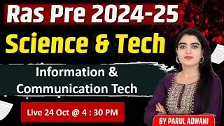 RAS PRE CLASSES 2024 I RAS PRE SCIENCE AND TECHNOLOGY I RAS PRE TEST TEST SERIES #rpsc