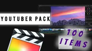 Pack Youtube pour FCPX - Première - After Effects (100items) !