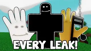 Every Glove That Got Leaked By Exploiters - Roblox Slap Battles