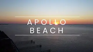 Apollo Beach Florida | 4k Drone Footage | Sunset