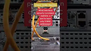 Cisco CCNA: What interface security command restricts port? - icmpwolf