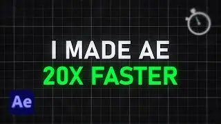 How to speed up your workflow by 100x  in After Effects