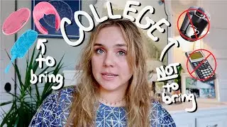 COLLEGE ESSENTIALS: what to bring and not to bring for your dorm (based on irl experience)