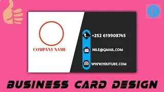 How to Create Business Card In mobile || pixellab editing tutorial