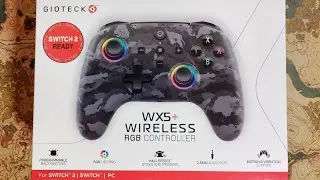 Gioteck WX5+ Wireless Controller Unboxing & Testing | NINTENDO SWITCH 2 & NSW
