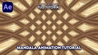 Ethnic Mandala Animation Tutorial in After Effects | After Effects Kaleidoscope Animation