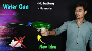 How To Make A Water Gun For Holi || DIY Powerful Water Gun || Homemade Pichkari || Holi