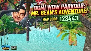 Bgmi Wow Parkour map code 123443 Adventure Of MrBean || 