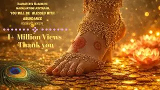 NAMASTESTU MAHAMAYE | Mahalakshmi Ashtakam | 🌺 Manifestation  for Wealth  & Divine Grace of Lakshmi