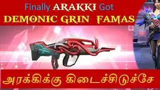 அரக்கி Got NEW EVO FAMAS Freefire Faded Wheel  EVENT 😍  Tamil// DEMONIC GRIN FAMAS FADED WHEEL