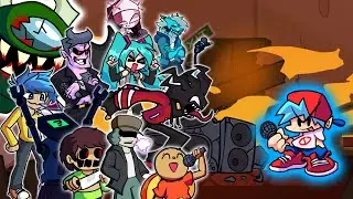 FNF Ejected 🎧 But Everyone Characters Sings It VS Parasite